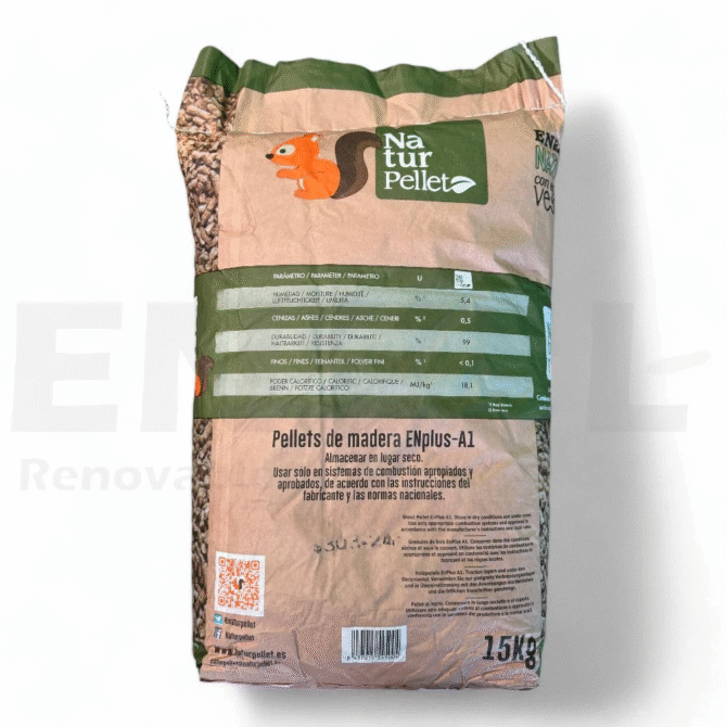 Palet de 70 sacos de pellet NATURPELLET - Imagen 5