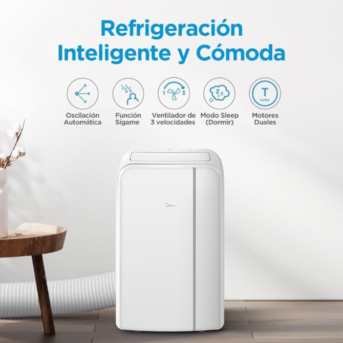 Aire Acondicionado portátil Midea MPPDA-09CRN7-QB7G1 - Imagen 4
